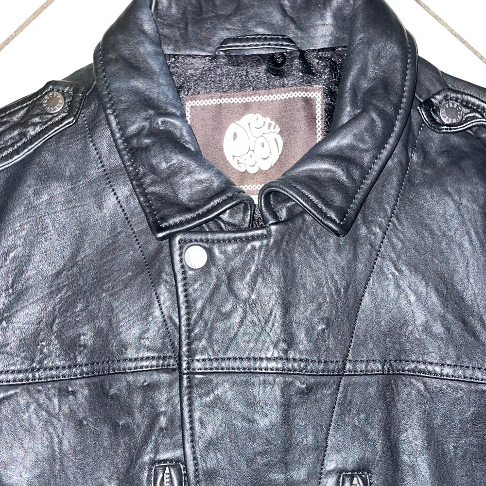 Pretty Green Liam Gallagher Leather Jacket
